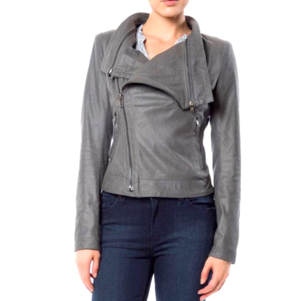 Ark & Co Suede Moto Jacket